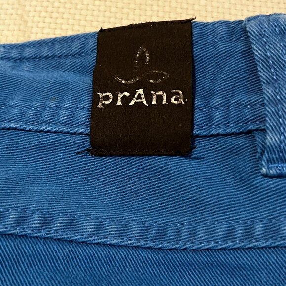 Prana Jeans Mens 34‎ x 30 Teal Denim Pants Slim Fit Stretch Straight Leg Stretch - Picture 8 of 10